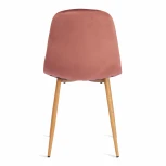 Стул BREEZE (mod. 4724) / 1 шт. в упаковке (Вельвет,Металл /Коралловый )