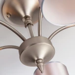 Потолочная люстра Eurosvet Adagio 60080/5 сатин-никель (220V)