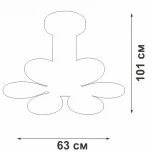 Подвесной светильник светодиодный V04618-03/6S Vitaluce (220V)