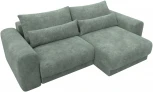 Диван угловой Лига-056 НПБ угол универсальный Лига Диванов (Велюр) арт.129160