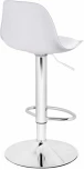 Барный стул Woodville Soft white / chrome