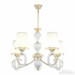 Подвесная люстра Arte Milano Florentia-2387 302387/5 Wh/Gd (220V, на цепи)