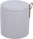 Пуф с ящиком Эркки рогожка XS серый Stool Group арт.УТ000039494