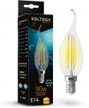 Светодиодная лампа 9W 3000K E14 Voltega Candle wind 9W Graphene 7220