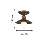 Потолочный светильник круглый Favourite Magrib 1214-1U (220V)