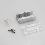 Соединитель прямой ARL-CLEAR-U15-Line (26x15mm) (Металл) 022701