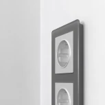 Рамка на 3 поста Acrylic (графит) Werkel W0032704 (a059323)