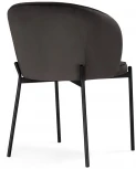 Стул Woodville на металлокаркасе Нейл серый / черный 528448