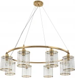 Подвесная люстра 13022/8P Brass Indigo Dante V000406