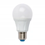 Лампочка светодиодная шар белая E27 10W 6500K Uniel LED-A60 10W/DW/E27/FR PLP01WH