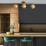 Настенно-потолочный спот Escada Gerda 674/3P 3x40Вт E14, металл, золото (220V)