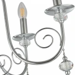 Подвесная люстра Arte Milano AM346109 346109/8 CR (220V, подвески, на цепи, подсвечник, свеча)