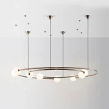 Подвесная люстра Concent ImperiumLoft Concent01 (140617-26) (220V, на тросе, шарики, кольцо, солнечная система)