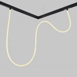 Гибкий светодиодный светильник с гибким неоном магнитный ST Luce Skyline 48 ST684.436.36 Черный LED 1*36W L3000 48V