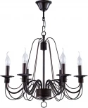 Подвесная люстра Freya Velia FR2046-PL-06-BR (220V, на цепи, подсвечник, свеча)