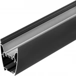 Профиль LINE-5075-U-HONEYCOMB-2000 BLACK (Arlight, Алюминий) 044885