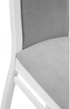 Деревянный стул Woodville Давиано серый велюр / белый 515977