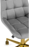 Компьютерное кресло Notta Честер темно-серый / золото 533180