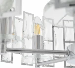 Потолочная люстра хрустальная на штанге Arte Milano Sorrento-4209 374209/6/80/470 CR (220V)