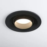Встраиваемый светильник Elektrostandard Zoom 9920 LED 15W 3000K черный