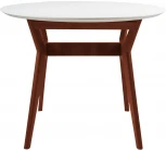 Стол R-Home Нарвик д.960 Белый Темный орех