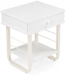Прикроватная тумба Woodville Малгома белая 511606