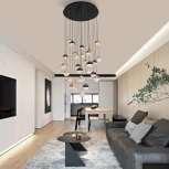 Потолочная люстра Favourite Luna 4371-27P (LED, 220V, на проводе)