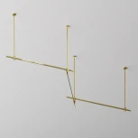 Шинопровод магнитный Flarity латунь 1м Maytoni Busbar trunkings Flarity TRX154-111BS (24V)