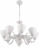 Подвесная люстра Arte Milano AM343659 343659/8 WT+SL (220V, на цепи)