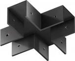 Соединитель X-образный для профиля черный Maytoni Elasity IP O-TR001-CC