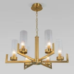 Подвесная люстра Eurosvet Arganie 60133/6 латунь (220V, на цепи)