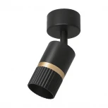 Спот Wolta WSL-GU10/19BG-1 под лампу GU10 Черный / золотой DUO