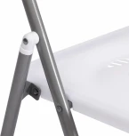 Стул складной FOLDER (mod. 3017H) / 1 шт. в упаковке (Металл,Пластик /Белый,Серый)