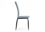 Стул Woodville на металлокаркасе Tod light blue / black 15360