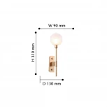 Бра Favourite Babylon 2515-1W (220V, шар)