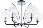 Потолочная люстра на штанге Arte Milano Napoli-321007 321007/6 BK.CR (220V)