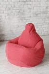 Кресло мешок Dreambag Груша Коралловый Велюр (L, Классический) 5023011