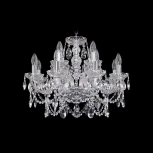 Подвесная люстра Bohemia 1411 1411/8+4/195/Ni