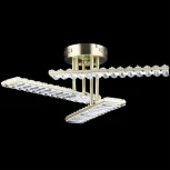 Потолочная люстра хрустальная светодиодная на штанге Reluce 02598-0.3-102W COP (220V)