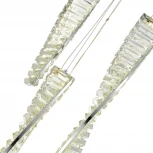 Подвесной светильник каскадный ST Luce Elica SL6205.103.05 Хром/Прозрачный LED 1*55W 3000K (220V, на тросе)