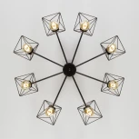 Потолочная люстра Eurosvet Trappola 70107/8 черный (220V)