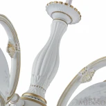 Подвесная люстра Arte Milano AM349737 349737/8 WT+G (220V, на цепи)