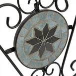 Стул Secret de Maison VICENZA (mod. PL08-1070-1-GBRN) черный/плитка "ASTRA" (металл)