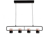 Подвесной светильник Wi-Fi Lightera Rudolf LE114L-4B SMART (LED, 220V, управление смартфоном, голосовое управление, умный дом - Алиса, Tuya Smart, Маруся, Smart Life, Экосистема Сбер, на проводе)