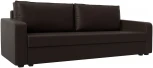 Диван прямой Лига-009 (Коричневый/Экокожа) Лига Диванов арт.118064