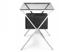 Компьютерный стол monki black / chrome