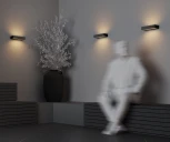 Уличный настенный светильник  Maytoni Lot O428WL-L20GF3K (LED, 220V, IP65)