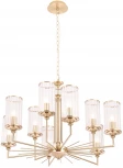 Подвесная люстра Crystal Lux GLORIA SP9 BRASS (220V, на цепи)