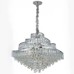 Подвесная люстра Citilux Naiad CL315191 (220V, хрусталь, подвески, на цепи)