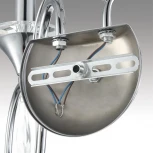 Бра Lumion Laoka 8032/2W металл/хрусталь, хром/прозрачный E14 2*40W 220V (подвески, подсвечник, свеча)